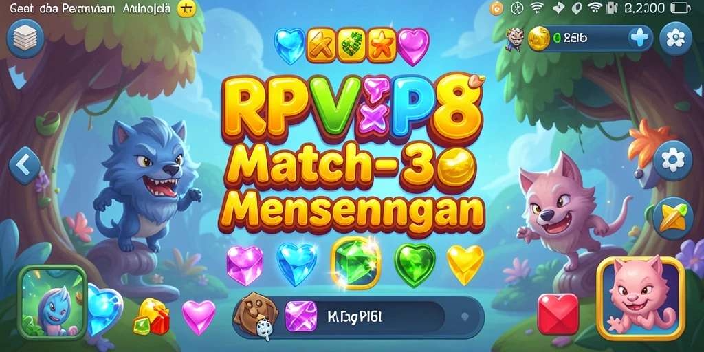 Tampilan gameplay RPVIP8 yang menarik dan penuh warna.